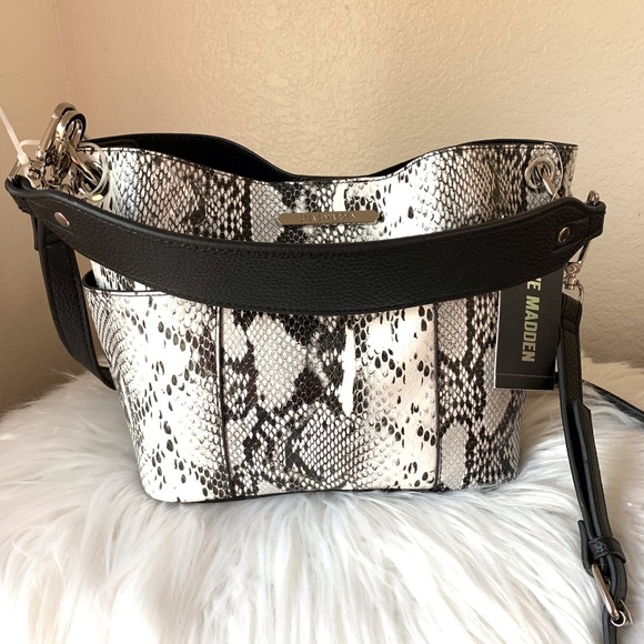 Steve Madden Handbags - Steve Madden Snakeskin Satchel